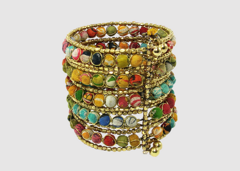 Kantha Cuff