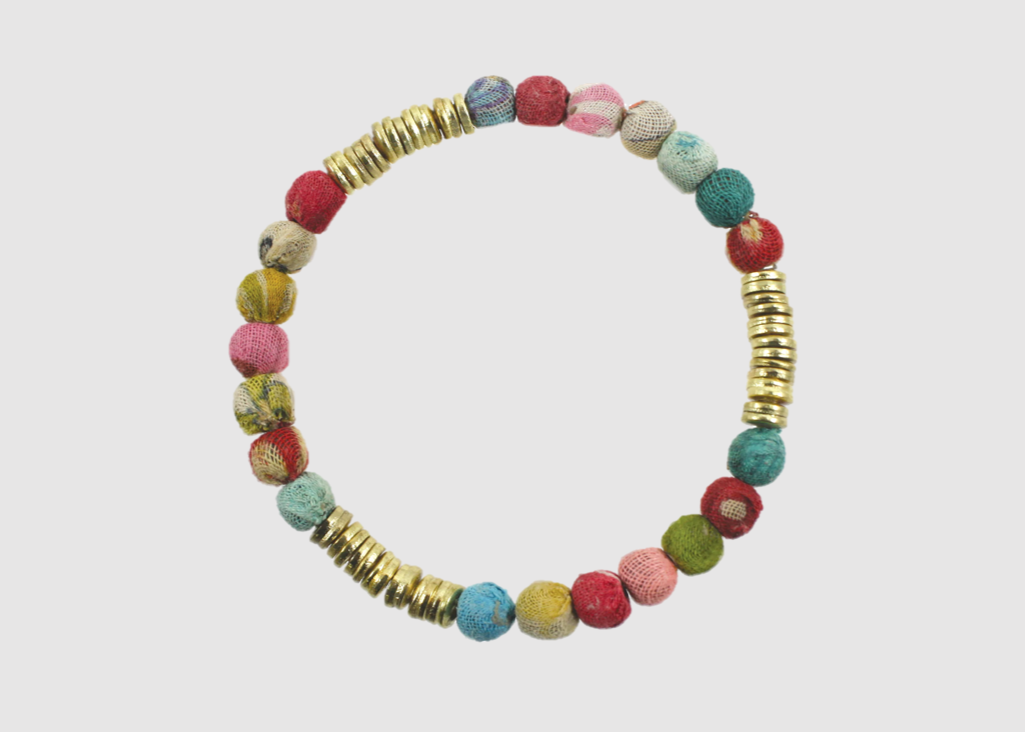 Kantha Stretch Bracelet