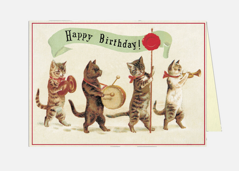 Kitten Parade Birthday Card
