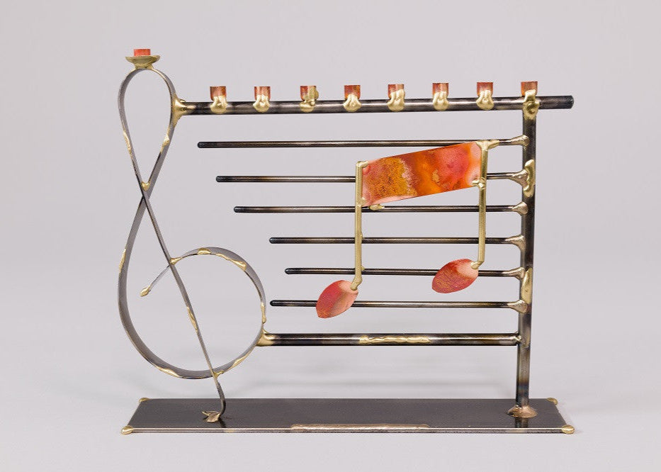 Musically Themed Menorah