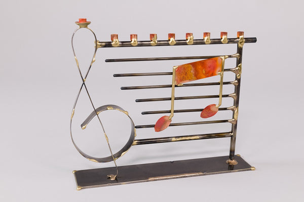 Musically Themed Menorah