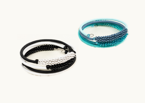 Telephone Wire Spiral Bracelets